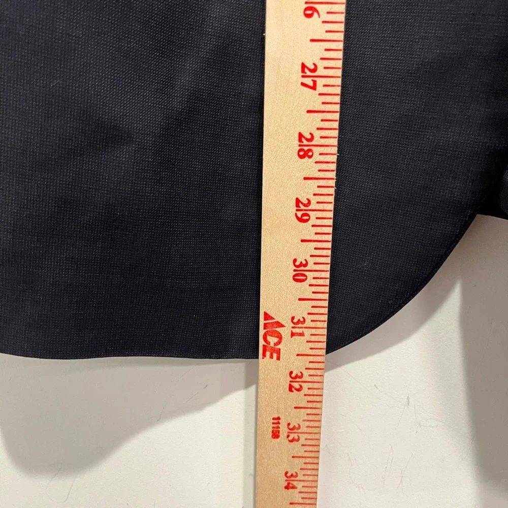 Saks Fifth Avenue RED Ermenegildo Zegna Trim Fit Wool Blazer Navy Blue Mens 42R